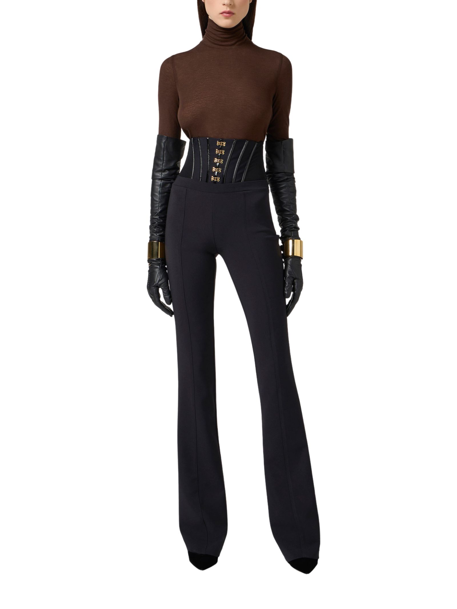 Pantalon Femme Elisabetta Franchi - Taille 44 - Couleur Noire - Occasion Très Bon état