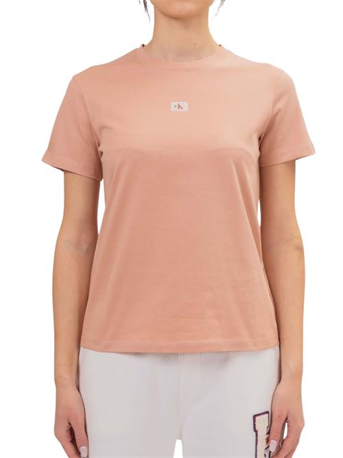 T-shirt in jersey regular salmone Calvin Klein Jeans | T-shirt | J20J225084TGW