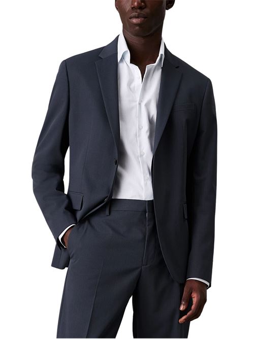 Balzer uomo blu navy in frescolana Calvin Klein | Giacche | K10K114345DW4