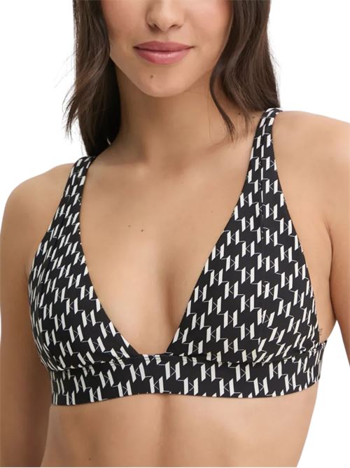 Triangolo bikini nero Karl Lagerfeld jeans | Costumi | A1W46039R57