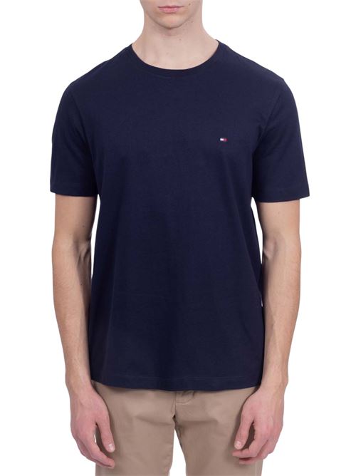 T-shirt uomo blu navy in cotone Tommy Hilfiger | T-shirt | MW0MW37267DW5