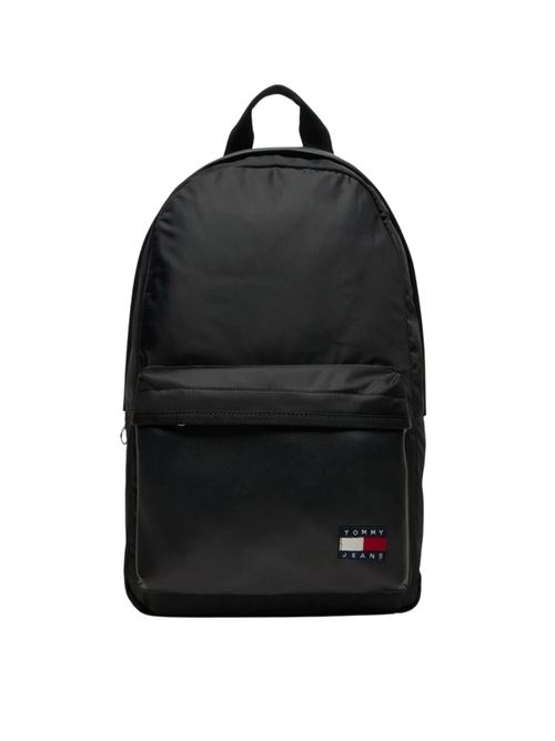 Zaino uomo nero in simil-pelle Tommy Jeans | Zaini | AM0AM13317BDS