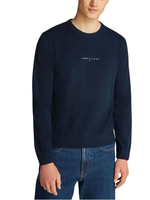 Maglioncino uomo blu Tommy Jeans | Maglie | DM0DM20299C1G