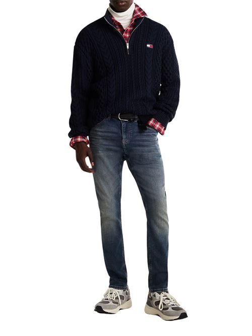 Jeans uomo blu scuro in cotone denim Tommy Jeans | Jeans | DM0DM205531BK