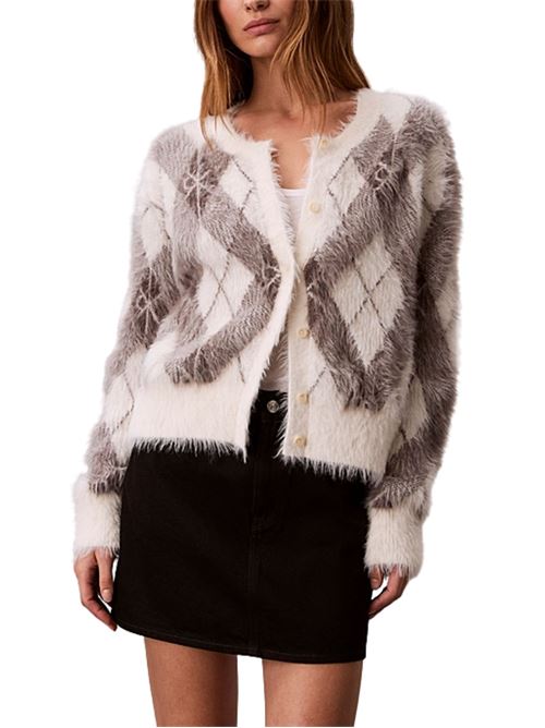 Maglioncino con motivo a rombi Calvin Klein Jeans | Maglie | LV044E317GYAS