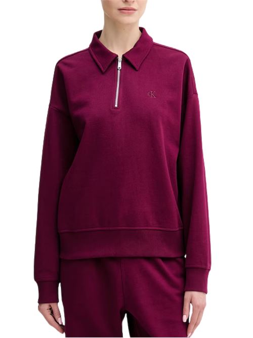 Felpa con mezza zip Calvin Klein Jeans | Felpe | LV047E235G2E5