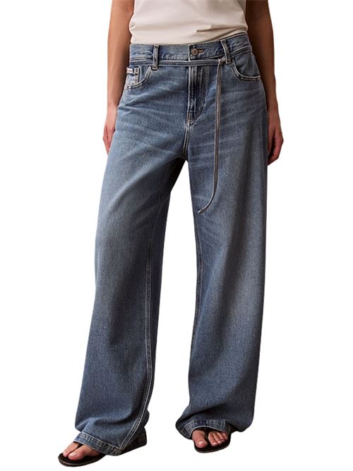 Jeans baggy con cinturino Calvin Klein Jeans | Jeans | LV047E752G3NS