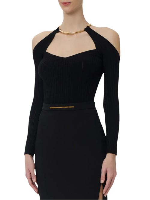 Maglia con dettaglio gioiello Elisabetta Franchi | Maglie | MK89S61E2110