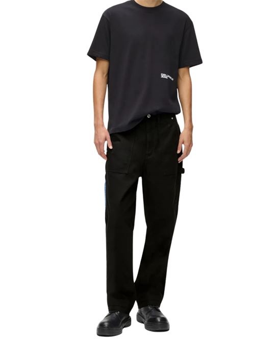 Pantalone carpenter in cotone Karl Lagerfeld jeans | Pantaloni | B1M100311GK