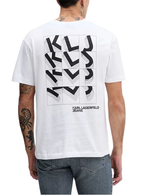 T-shirt regular fit stampa letters Karl Lagerfeld jeans | T-shirt | B1M17067100