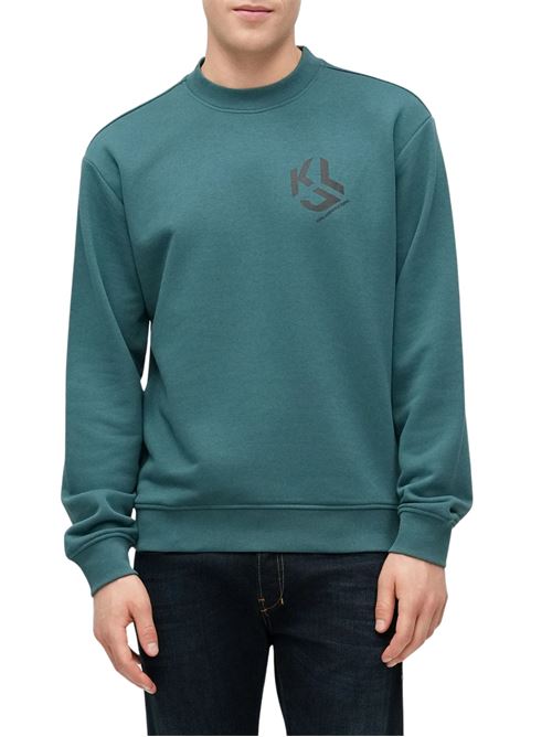 Felpa con monogramma Karl Lagerfeld jeans | Felpe | B1M200502ID