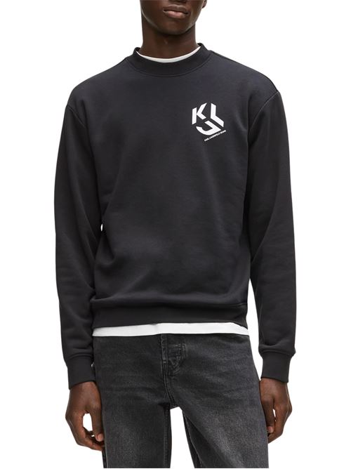 Felpa con monogramma Karl Lagerfeld jeans | Felpe | B1M20050999