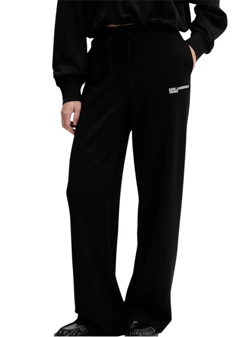 Pantaloni in felpa con logo Karl Lagerfeld jeans | Pantaloni | B1W10092999