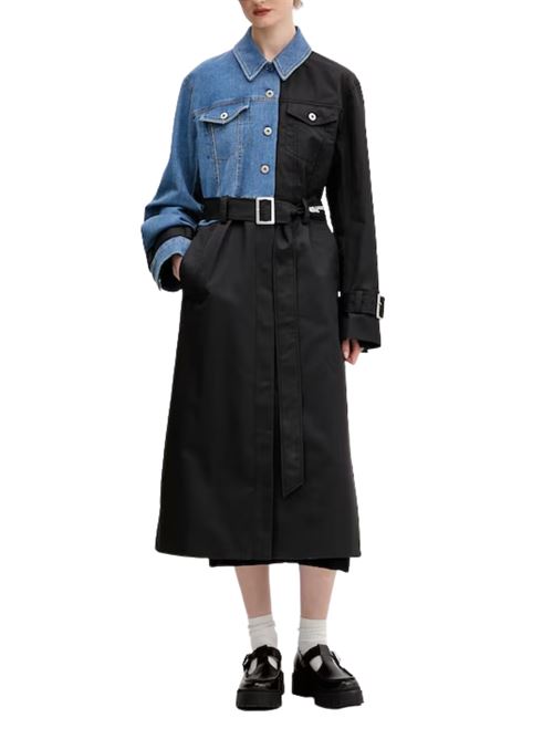 Trench in denim e tessuto Karl Lagerfeld jeans | Capispalla | B1W150281GK