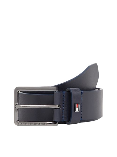 Cintura in pelle blu Tommy Hilfiger | Cinture | AM0AM13755DW6
