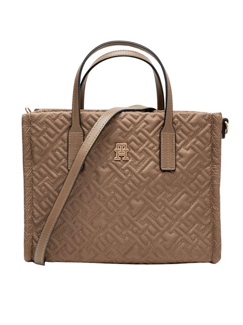 Borsa in nylon con logo all over Tommy Hilfiger | Borse | AW0AW18162R07