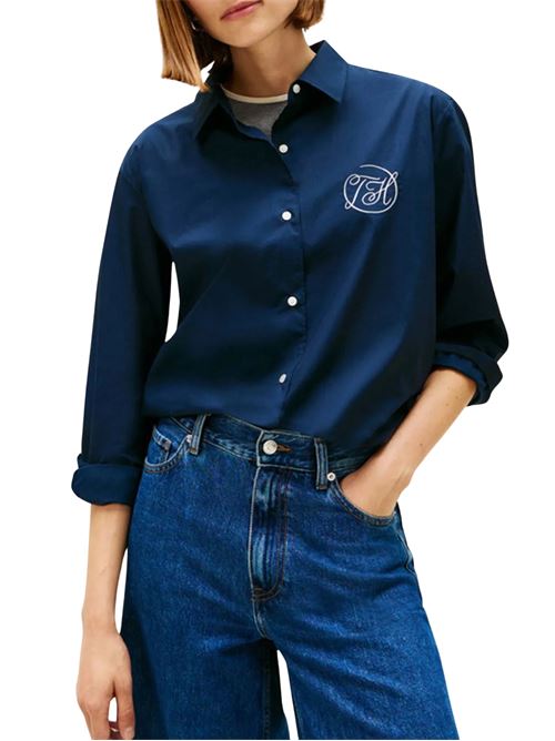 Camicia in cotone Tommy Hilfiger | Camicie | WW0WW48190C1G