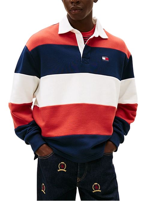 Polo a righe stile rugby Tommy Jeans | Polo | DM0DM227270A4