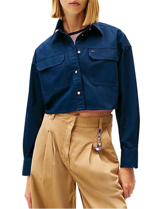 Camicia crop utility Tommy Jeans | Camicie | DW0DW22514C1G