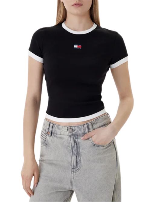 T-shirt corta slim fit Tommy Jeans | T-shirt | DW0DW22575BDS