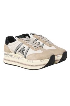 Sneaker donna beige in pelle Premiata | BETH6500