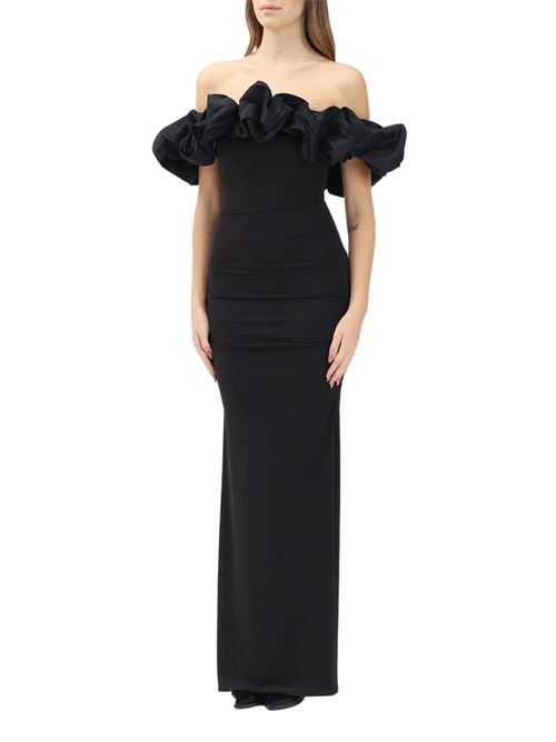 Abito donna nero in poliestere Alma Sanchez | Abiti | ALGERI999