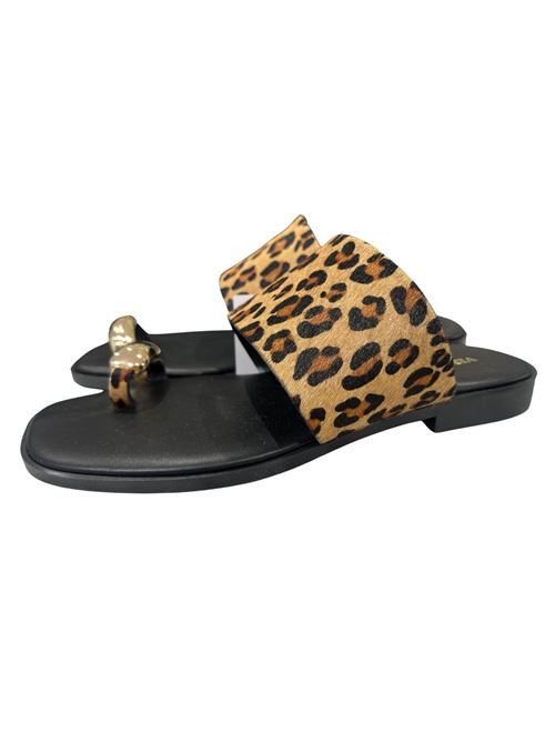Sandalo animalier in cuoio Angelo&Ugo | 4072BISMAC
