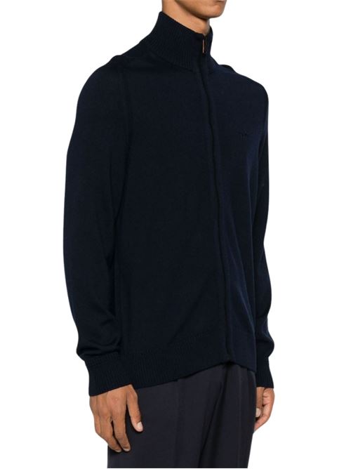 Maglia uomo blu in misto lana Boss Orange | Maglie | 50501750404