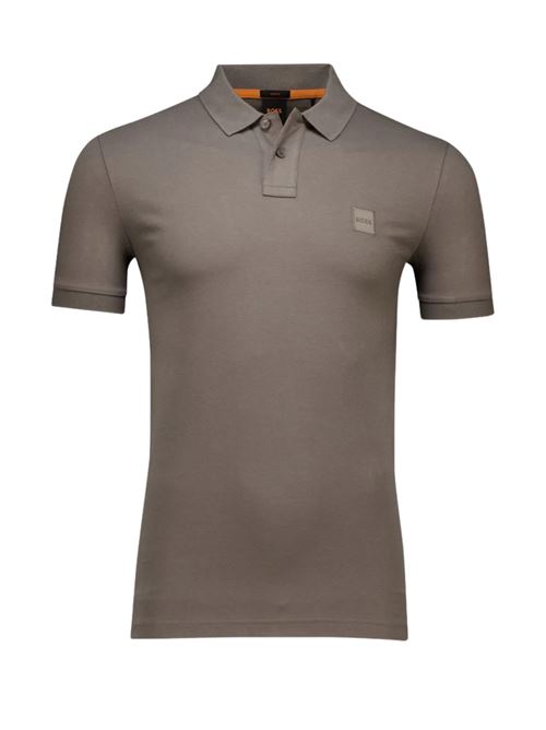 Polo uomo tortora in cotone Boss Orange | Polo | 50507803294