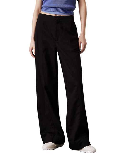 Pantalone in lino Calvin Klein Jeans Calvin Klein Jeans | Pantaloni | J20J225340BEH