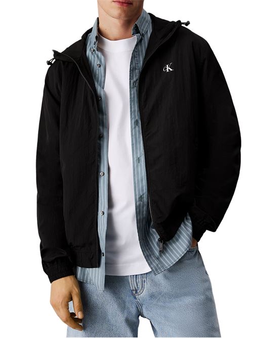 Giubetto uomo nero in nylon Calvin Klein Jeans | Capispalla | J30J327254BEH