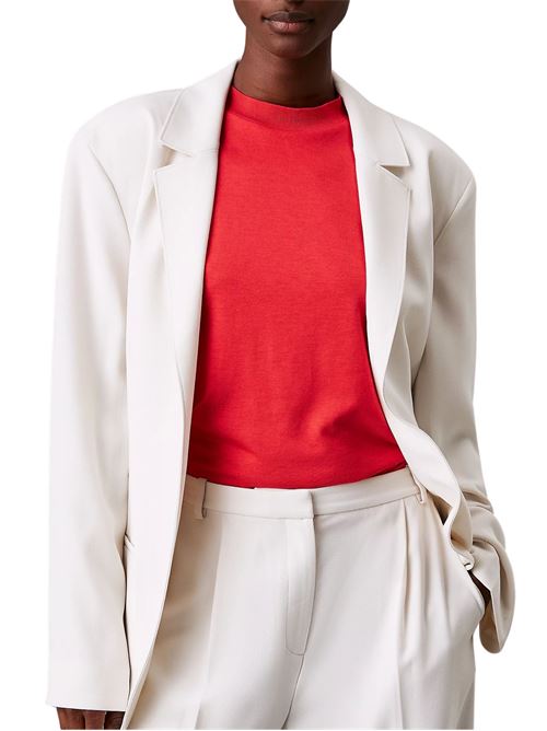 blazer in twill con cintura Calvin Klein | Giacche | K20K208238ADA