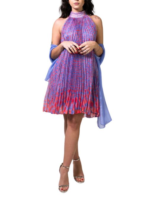 Abito lilla in chiffon Carla Ruiz | Abiti | 5141810