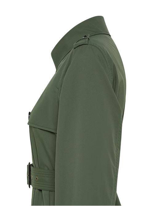 Trench donna verde in poliestere Dekker | BORMIDAUWR01340