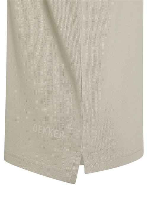 Polo beige uomo in cotone Dekker | TENDER947