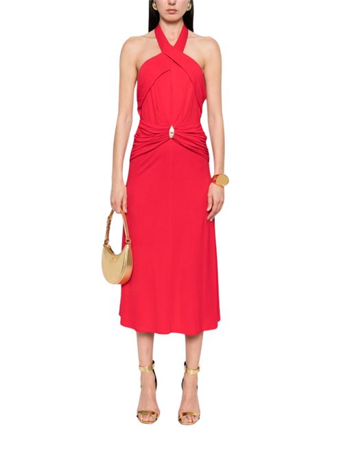 Abito donna rosso in viscosa Elisabetta Franchi | Abiti | AB71952E2CG5