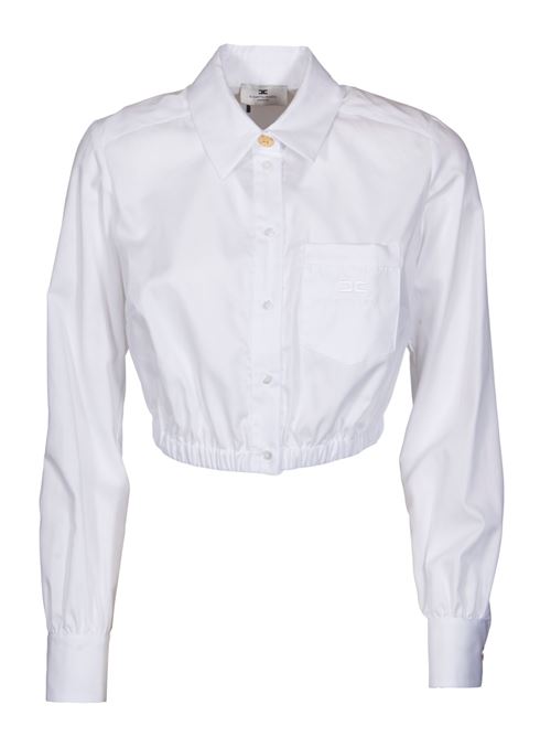Camicia bianca in cotone Elisabetta Franchi | Camicie | CA11752E2100