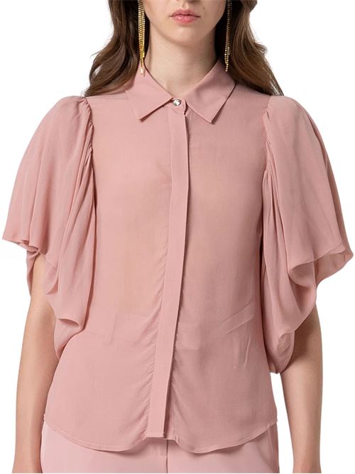 Camicia rosa antico in viscosa Fracomina | T6005W79401238