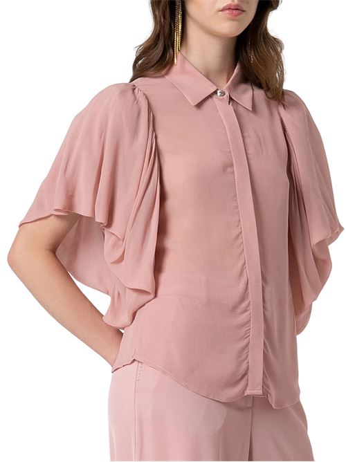 Camicia rosa antico in viscosa Fracomina | T6005W79401238