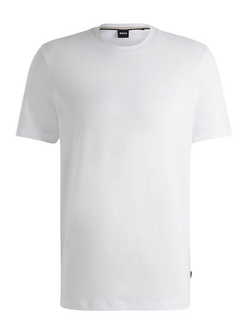 T-shirt uomo bianca in cotone Hugo Boss | T-shirt | 50468347100