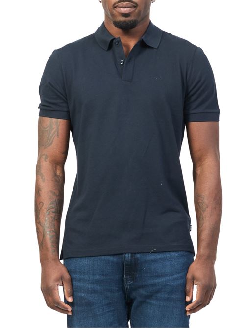 Polo uomo verde in cotone Hugo Boss | Polo | 50468362404
