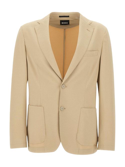 Giacca uomo beige in poliammide Hugo Boss | Giacche | 50540703275