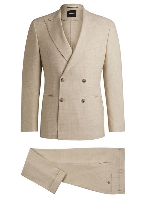 Abito beige in misto lana Hugo Boss | Abiti | 50540783131