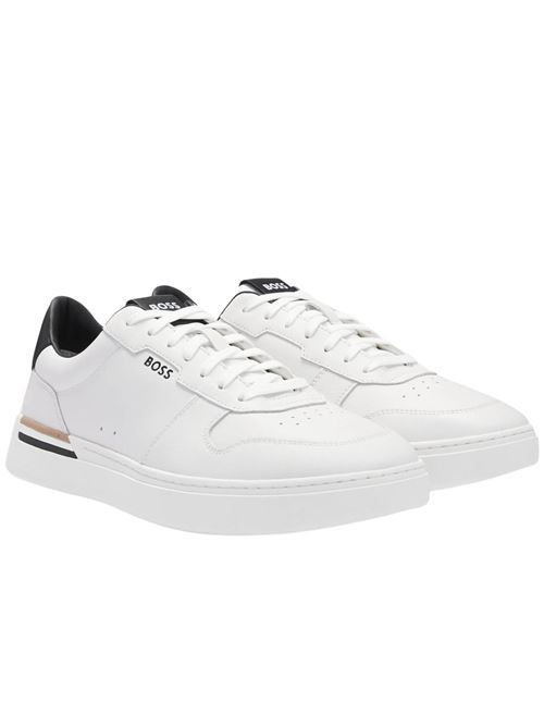 Scarpa uomo bianca in pelle Hugo Boss Hugo Boss | Scarpe | 50542538140