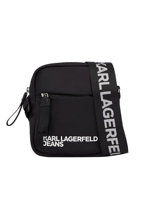 Borsello nero in poliammide riciclato Karl Lagerfeld jeans | Borse | A1M30337999