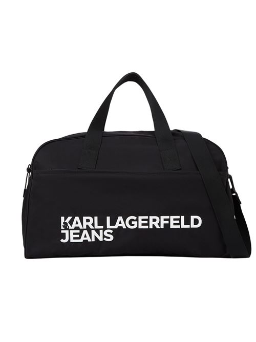 Borsa da palestra nera in poliammide Karl Lagerfeld jeans | Borse | A1M30339999