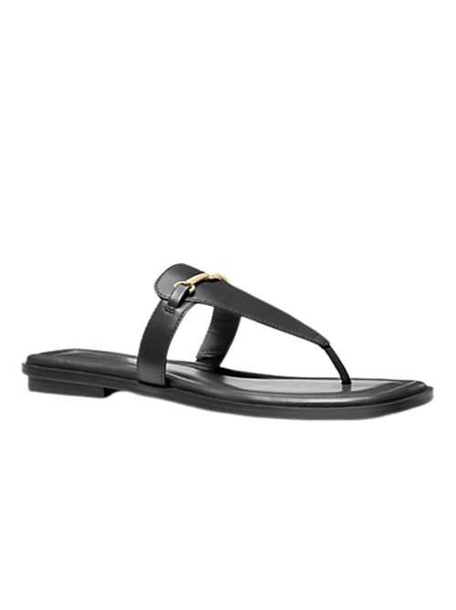 Sandalo donna nero in pelle Michael Kors | Scarpe | 40S5LEFS1L001