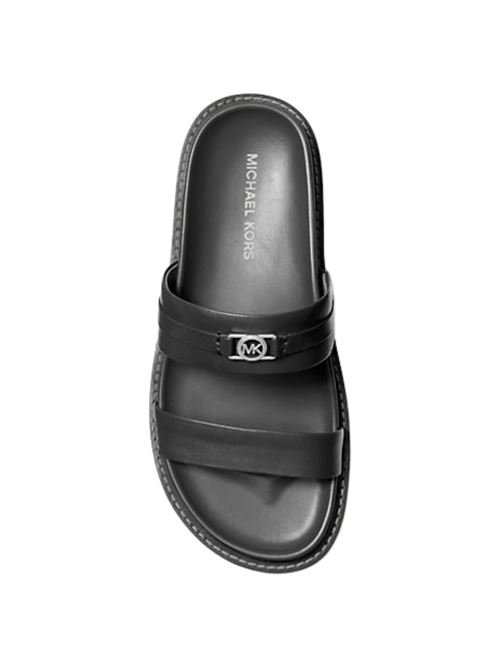 Ciabatta donna nero in pelle Michael Kors Michael Kors | Scarpe | 40S5MAFS2L001