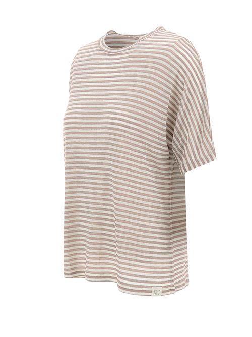 T-shirt donna beige in misto lino Peuterey | COSTANTINELIN748AT