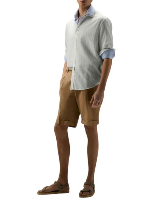 Camicia uomo panna in cotone Peuterey | DOMINICMU730